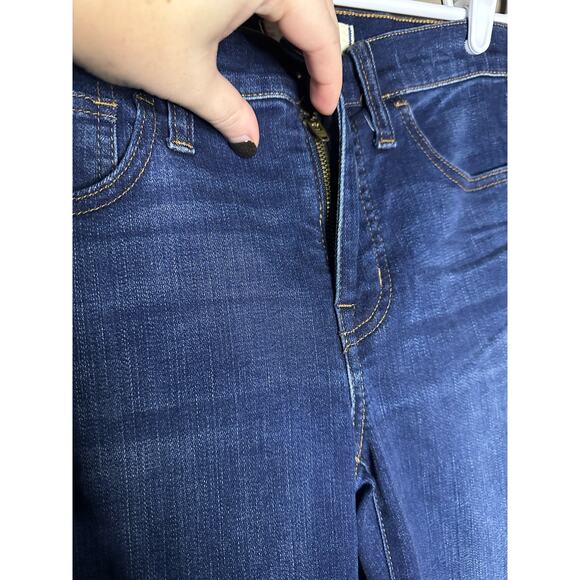 Madewell 'Tall Roadtripper' High Rise Blue Jeans Denim in 'Jansen Wash' Size 25 - Picture 3 of 7